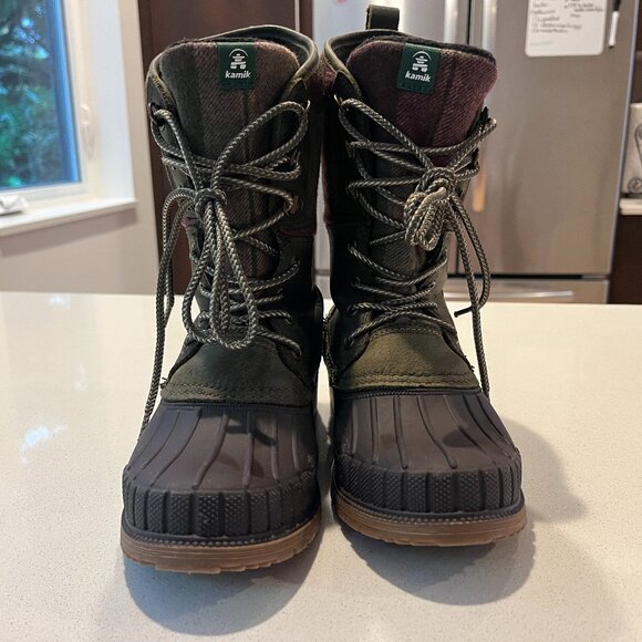 Kamik Sienna 2 Winter Boots, Green Khaki - Picture 2 of 6